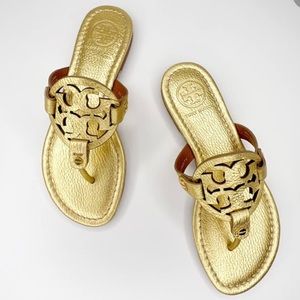 Gold Tory Burch Sandals